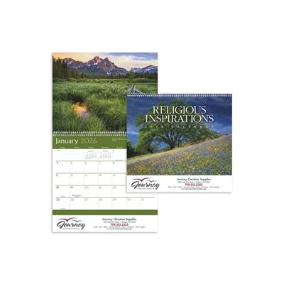 Religious Inspirational Calendar | Bible Verses | Triumph Calendar | 1 Color Imprint