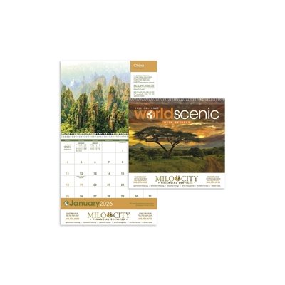 Custom World Scenes Recipe Calendar | Promotional Travel & Food Calendars