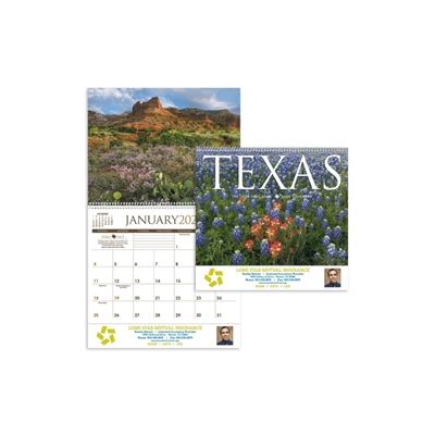 Texas Spiral Calendar | Triumph Promotional Calendar