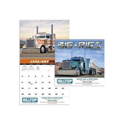 Triumph Big Rigs Spiral Calendar | Custom Truck Calendars | Logo