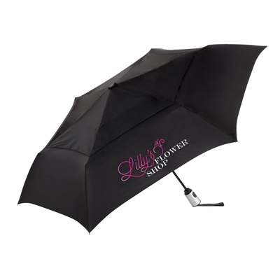Custom ShedRays Windjammer Compact Umbrella | Full Color Imprinted Logo