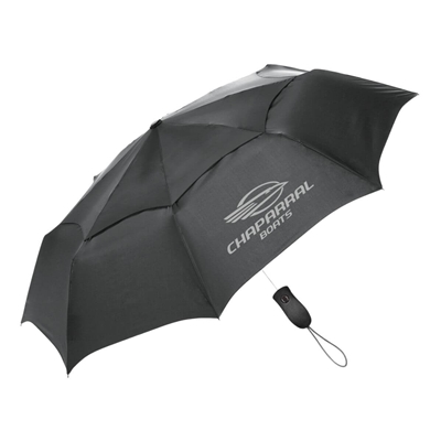 Compact Windproof Umbrella | Shed Rain with Custom Logo with Silk Screen Imprint