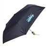 Custom Bamboo Handle Umbrella â€“ RPET Compact by Shed Rain with Silk Screen Imprint