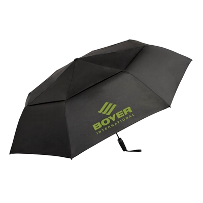 Shed Rain Vortex RPET Vented Jumbo Auto Open/Close Compact Umbrella | Silk Screen Imprint