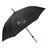 Custom Full Color Shed Rain RPET Bamboo Stick Umbrella | Eco-Friendly Branding
