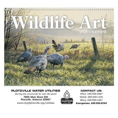 Triumph Wildlife | Art Pocket Calendar | Custom Outdoor Promotion