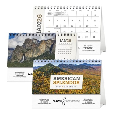 American Splendor Desk Calendar | Custom Imprint | Triumph