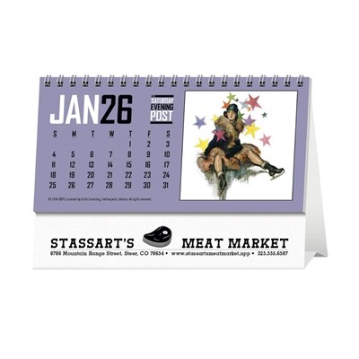 Saturday Evening Post | Desk Calendar | Custom Imprint | Triumph