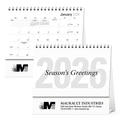 Triumph Large Econo | Desk Calendar | Custom 1-Color Imprint