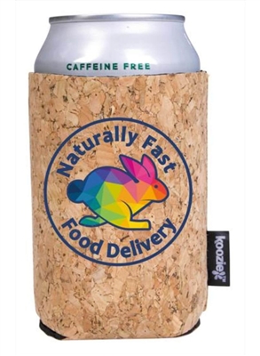 Koozie Cork Can Cooler | Custom Full Color Can Holders