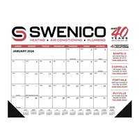 Skinner & Kennedy Desk Pad Calendar | Custom Full Color Promotional Desk Calendars