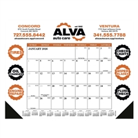 Skinner & Kennedy Desk Pad Calendar | Custom Full Color Promotional Desk Calendars