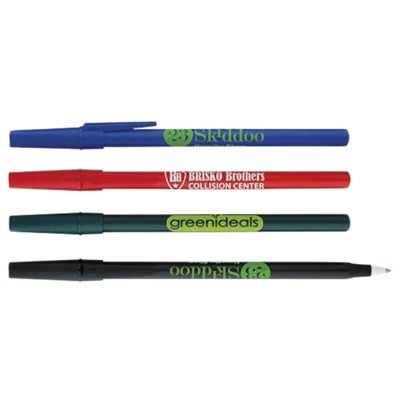 Personalized Corporate Promo Stick Pen | Silk Screen Printed Logo Pens