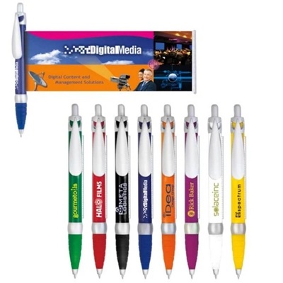 Solid Banner Pen | Full-Color Banner with Comfort Grip