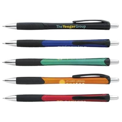 Metallic Slim Click Action Pen - Silk Screen | Customizable Retractable Pen