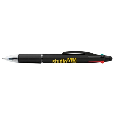 Orbitor Metallic Stylus Pen | Stylish Pen with Built In Stylus and Rubber Grip