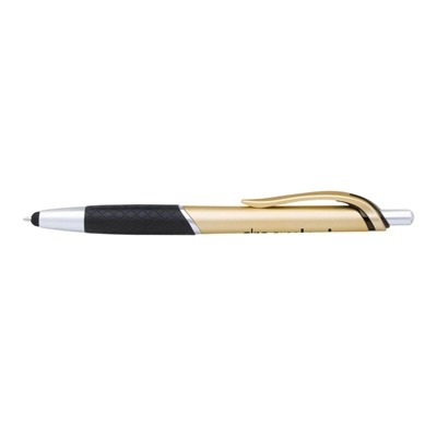 Jive Pen with Stylus | Retractable Pen with Comfortable Grip & Metallic Barrel