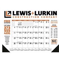 Skinner & Kennedy Contractorâ€™s Desk Pad Calendar | Custom Full-Color Promotional Calendar