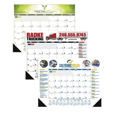 Good Value Multi Color Desk Pad | Custom Full Color Promotional Calendar