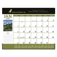 Triumph Scenic Desk Pad Calendar | Foil Headstamp Full Color Promotional Calendars