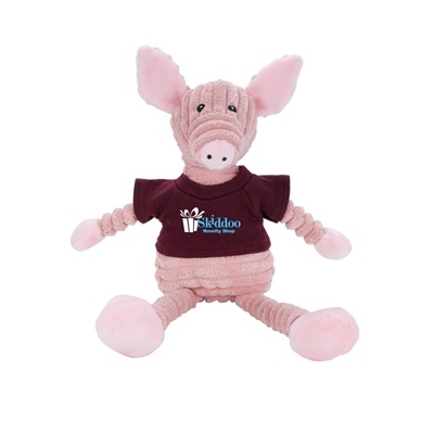 Chelsea Teddy Bear Cordies 13" Plush Pig | Full Color Dye Sublimation Custom T-shirt