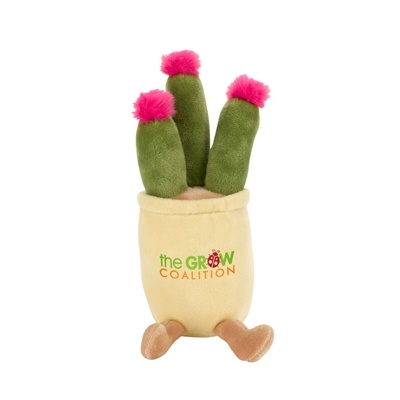 Chelsea Teddy Bear | Zenzies Plush Cactus with Pink Bloom | Custom Promotional Decor