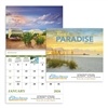 Custom Beach Paradise Spiral Calendar | 1 Color Imprint