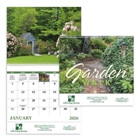 Garden Walk Spiral Calendar | Custom Eco-Friendly Calendars | 1- Color Imprint