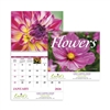 Flowers Spiral Calendar | Eco-Friendly Promotional Calendars | 1- Color Imprint