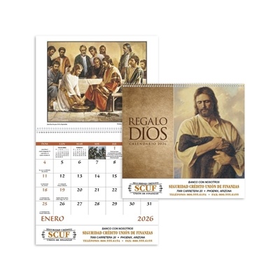 Regalo de Dios Spiral Calendar | Spanish Catholic Calendar 2025