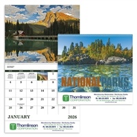 Custom Canadian National Parks Spiral Calendar | 1 Color Imprint