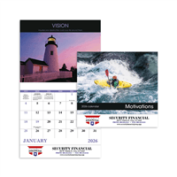 Motivations Stapled Calendar | Inspirational Custom 13-Month Calendar