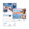 Monkey Mischief Stapled Calendar | Fun 13-Month Custom Calendar