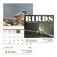 Custom Birds of North America Stapled Calendar | 1 Color Imprint