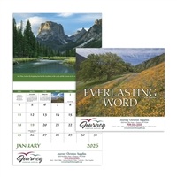 Everlasting Word Stapled Calendar | Custom Religious Promo Calendar