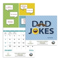 Dad Jokes Stapled Calendar | Custom Funny Promo Calendar