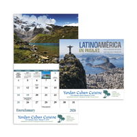 LatinoamÃ©rica en Paisajes Calendar | Bilingual Scenic Stapled Calendar