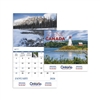 Scenic Canada Stapled Calendar | Canadian Landscape Promo Calendar 2025