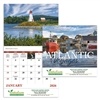 Custom Atlantic Voyages Stapled Calendar | 1 Color Imprint