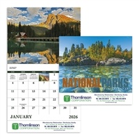 Custom Canadian National Parks Stapled Calendar | 1 Color Imprint