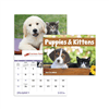 Puppies & Kittens Window Calendar | Cute Pet Promotional Calendar 2025