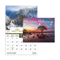 Glorious Getaways Window Calendar | Compact Travel Promotional Calendars
