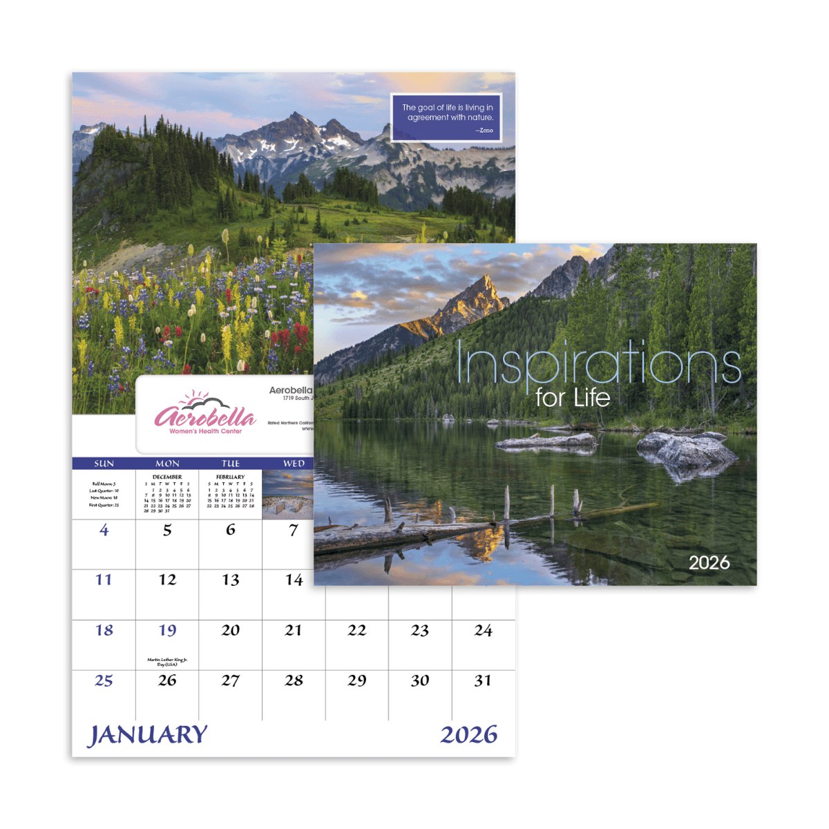 Inspirations for Life Window Calendar | Custom Compact Quote Calendar