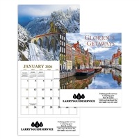 Glorious Getaways Mini Calendar | Custom Travel Promotional Calendars