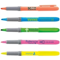 Custom BIC Brite Liner Grip Pack of 5 | Vibrant Highlighters with Comfortable Grip