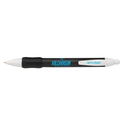 WideBody Grip Pen | Customizable Promotional Pen with Soft Rubber Grip | Silk Screen Imprint