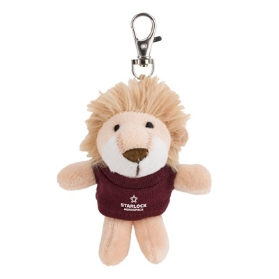 Chelsea Teddy Bear Wild Bunch 4" Plush Lion Key Tags | Full Color Custom Plush