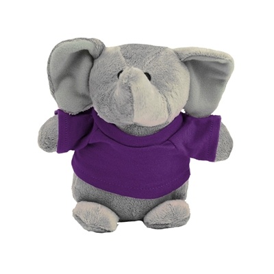 Chelsea Teddy Bear Bean Bag Buddies 6" Plush Elephant | Full Color Dye Sublimation Promotional Toy