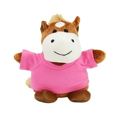 Chelsea Teddy Bear Bean Bag Buddies 6" Plush Horse | Full Color Dye Sublimation Custom Toy