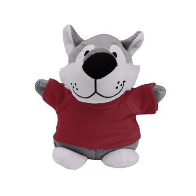 Chelsea Teddy Bear Bean Bag Buddies 6" Plush Wolf | Full Color Dye Sublimation Custom Toy
